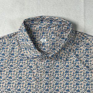 Onward Reserve Cocktails & Golf Men's Size Med Polo Shirt Performance Stretch